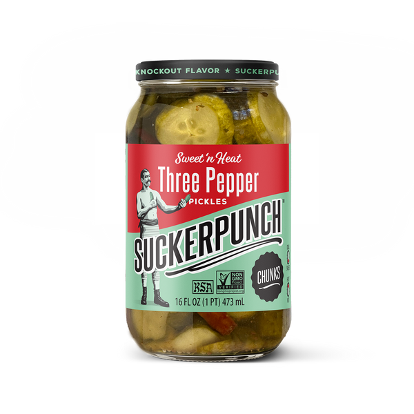 3 Pepper Chunks 16oz