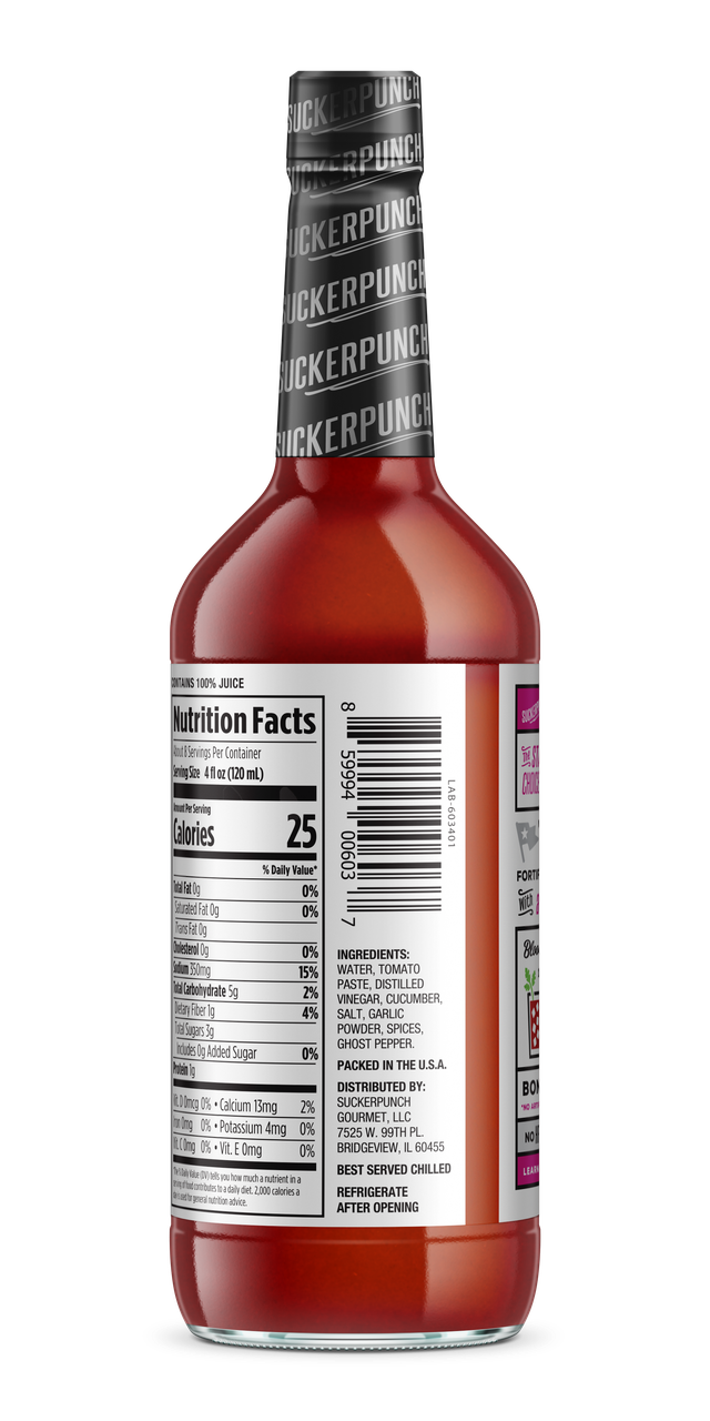 Bold and Spicy Bloody Mary Mix 32oz.