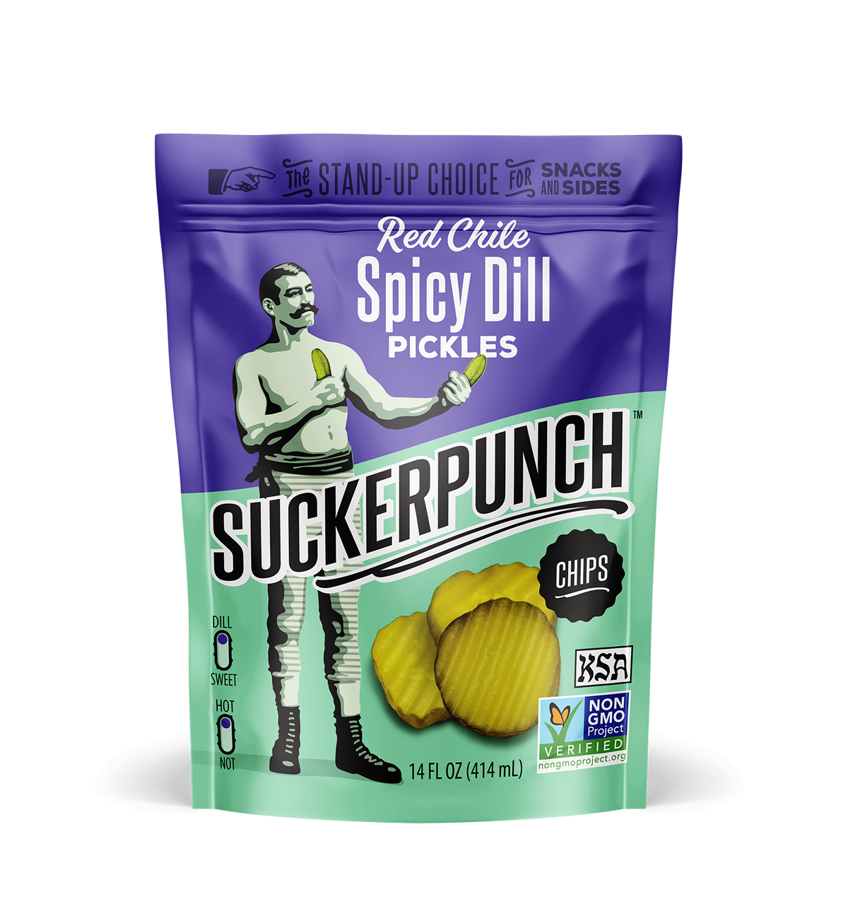 SuckerPunch Spicy Dill Snack Pack Wholesale PSC (12 Pack)